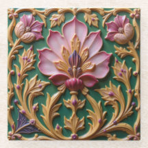 Dessous de verre rose Lotus