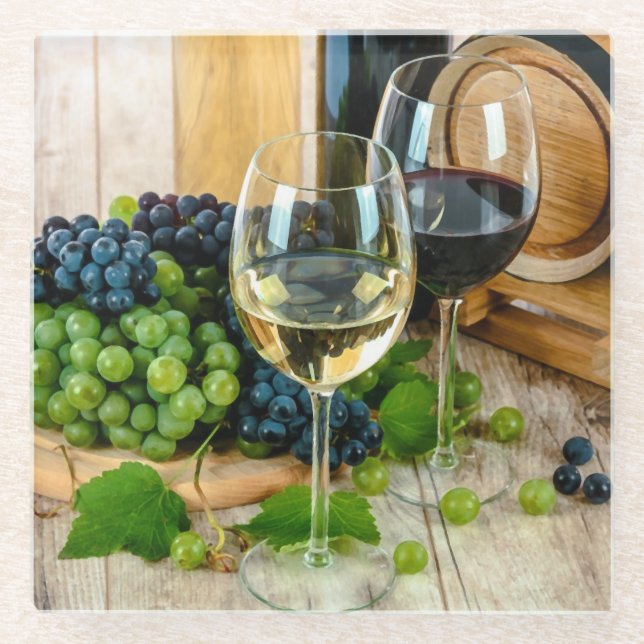 Dessous-de-verre En Verre Dessous de verre Verre Vin (Devant)