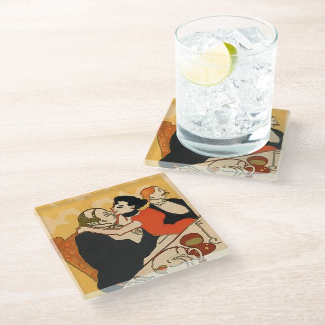 Dessous-de-verre En Verre Dessous de verre Verre Vin (Incliné)