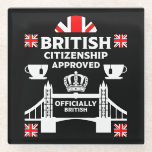 Dessous-de-verre En Verre Dons de citoyenneté britannique