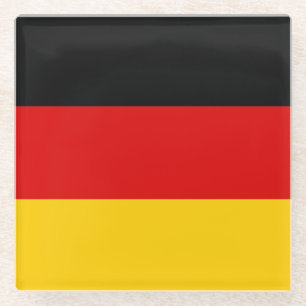 Dessous-de-verre En Verre Drapeau allemand
