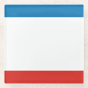 Dessous-de-verre En Verre Drapeau de Crimée