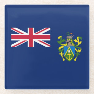 Dessous-de-verre En Verre Drapeau des îles Pitcairn