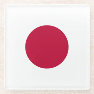 Dessous-de-verre En Verre Drapeau du Japon