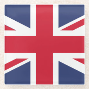 Dessous-de-verre En Verre Drapeau du Royaume-Uni