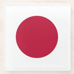 Dessous-de-verre En Verre Drapeau Japon
