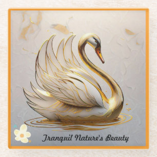 Dessous-de-verre En Verre "Eaux douces au contact"