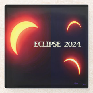 Dessous-de-verre En Verre Eclipse 2024