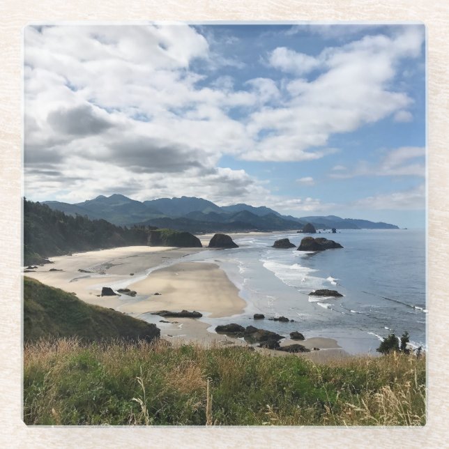 Dessous-de-verre En Verre Ecola State Beach, Oregon (Devant)