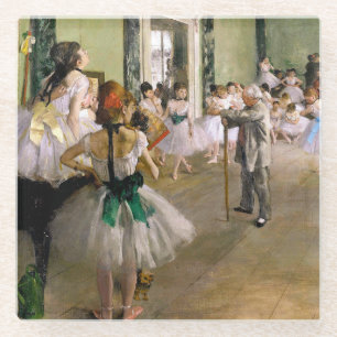 Dessous-de-verre En Verre Edgar Degas La Classe Danse
