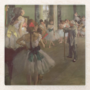 Dessous-de-verre En Verre Edgar Degas  The Dancing Class, c.1873-76