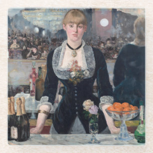 Dessous-de-verre En Verre Edouard Manet - Un bar aux Folies-Bergere
