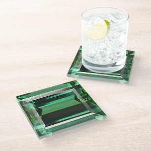 Dessous-de-verre En Verre Emerald 3