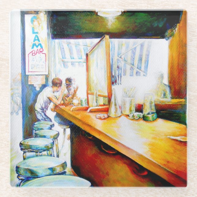 Dessous-de-verre En Verre Émotionnel pour motiver, logique pour justifier (Devant)