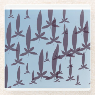 Dessous-de-verre En Verre éternité de conception des lupines yaei