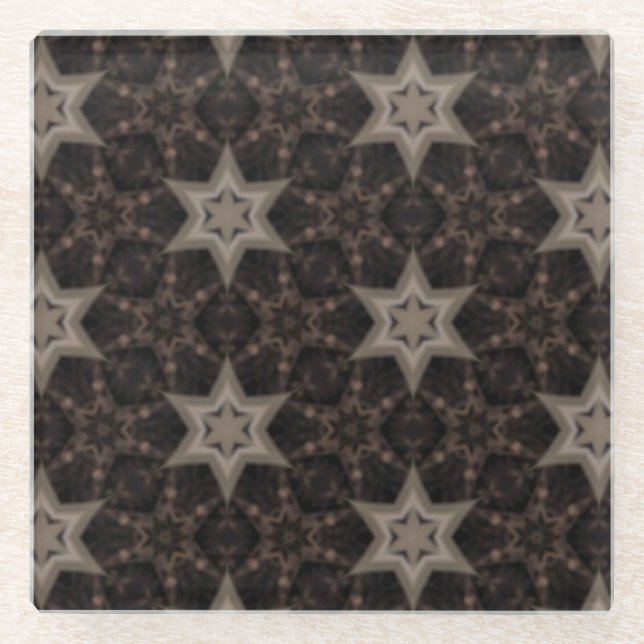 Dessous-de-verre En Verre Étoiles (Devant)