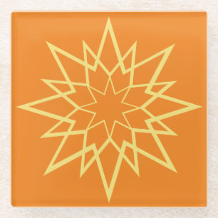 Dessous-de-verre En Verre Étoiles scintillantes