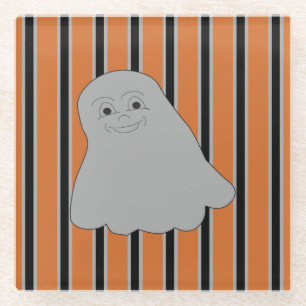 Dessous-de-verre En Verre Fantômes de Halloween amusants et élégants
