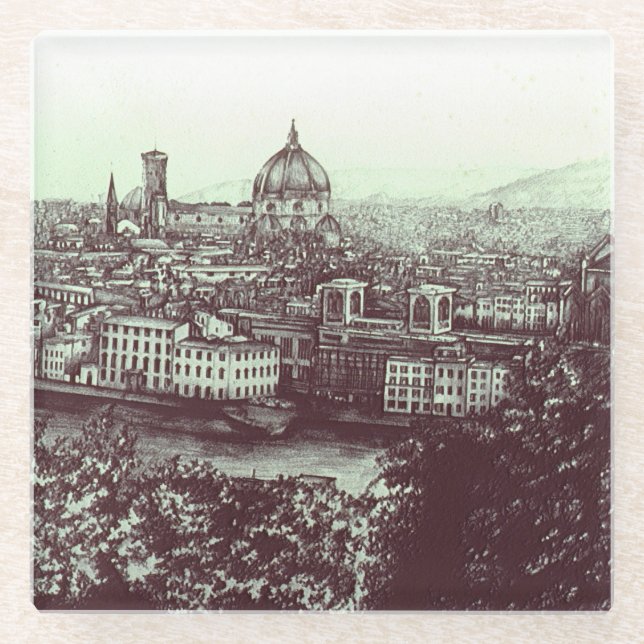 Dessous-de-verre En Verre Firenze (Devant)