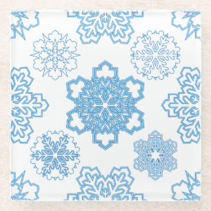 Dessous-de-verre En Verre Flèche de neige
