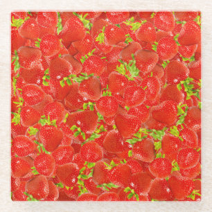 Dessous-de-verre En Verre Fraises