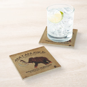 Dessous-de-verre En Verre Fromage de menster Matanuska Mammoth