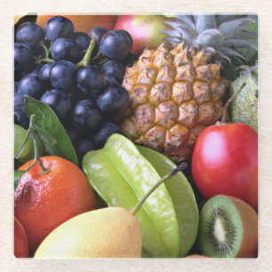 Dessous-de-verre En Verre Fruit frais - Écran sucré, photo