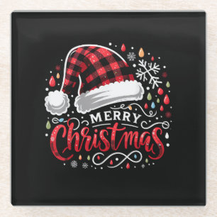 Dessous-de-verre En Verre Funny Joyeux Noël