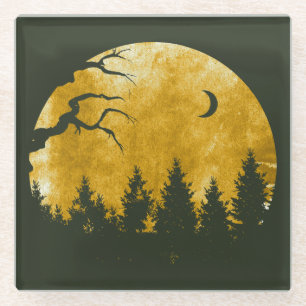 Dessous-de-verre En Verre Golden Woods