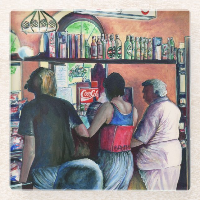 Dessous-de-verre En Verre Golf Buffe, Budapest (Devant)