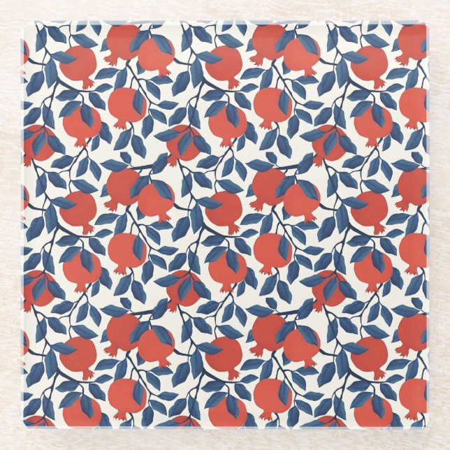 Dessous-de-verre En Verre Grenade (Devant)