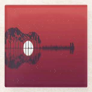 Dessous-de-verre En Verre Guitare Cove