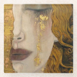 Dessous-de-verre En Verre Gustav Klimt Le Dessous de verre De Tear D'Or