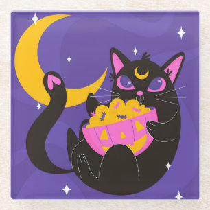 Dessous-de-verre En Verre Halloween