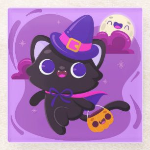 Dessous-de-verre En Verre Halloween