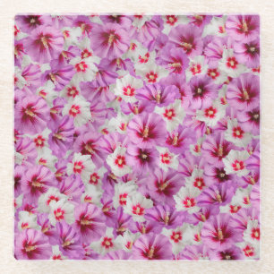 Dessous-de-verre En Verre Hibiscus