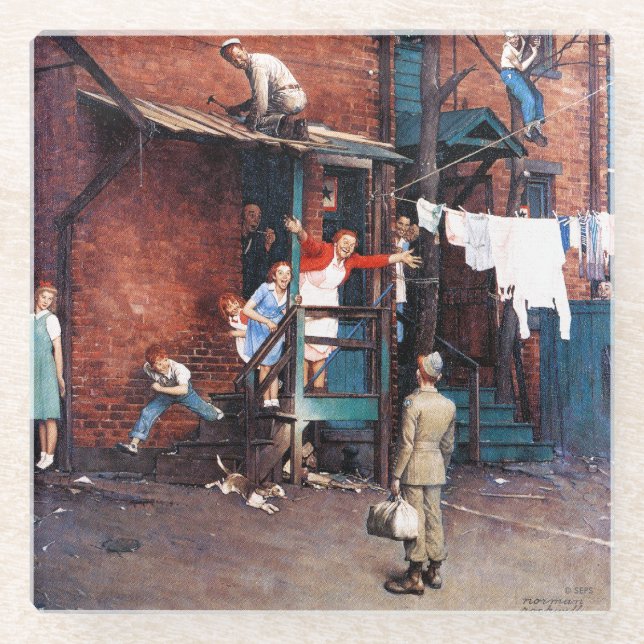 Dessous-de-verre En Verre Homecoming G.I. (Devant)