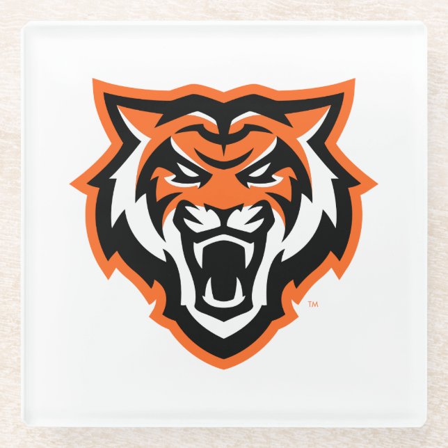 Dessous-de-verre En Verre Idaho State University Bengals Spirit Design (Devant)