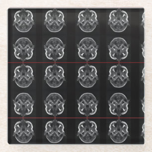 Dessous-de-verre En Verre im dans votre tête xray mri scanner médical