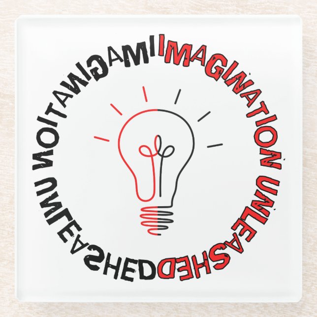 Dessous-de-verre En Verre Imagination Unleasing 03.b (Devant)