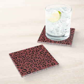 Dessous-de-verre En Verre Imprimé Animal Bourgogne