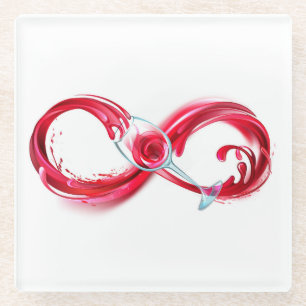 Dessous-de-verre En Verre Infinity