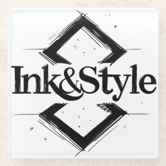 Dessous-de-verre En Verre Ink&Style