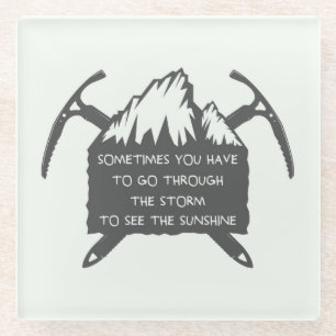 Dessous-de-verre En Verre Insigne Du Logo De L'Aventure Vintage