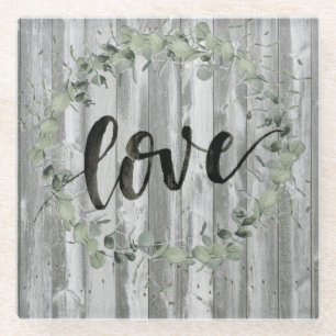 Dessous-de-verre En Verre Inspiration de ferme - amour