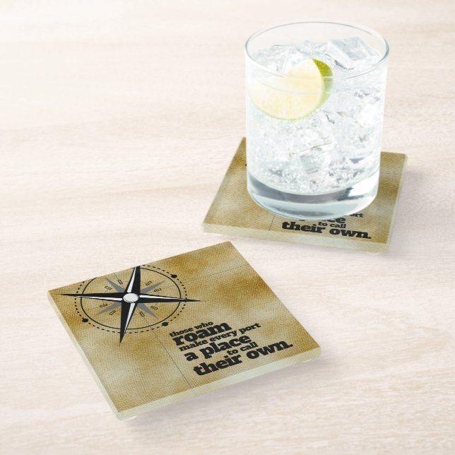 Dessous-de-verre En Verre Inspirationnel Ceux Qui Rouillent ... (Incliné)