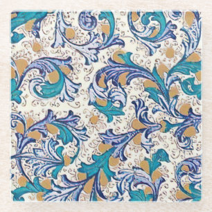 Dessous-de-verre En Verre Italien Florentine Plats Motif