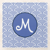 Japonais Nami Wave Motif et Monogramme