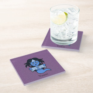 Dessous-de-verre En Verre Japonais Yuurei Ghost : Cartoon Yokai