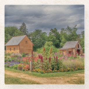 Dessous-de-verre En Verre Jardin dans les Adirondacks